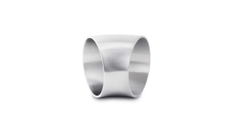 Vibrant 1.88in OD 45Deg Legless Elbow 304SS Brushed