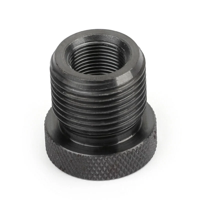 1/2-28 to 13/16-16 Automotive Thread Adapter - Black 1/2x28 to 13/16x16
