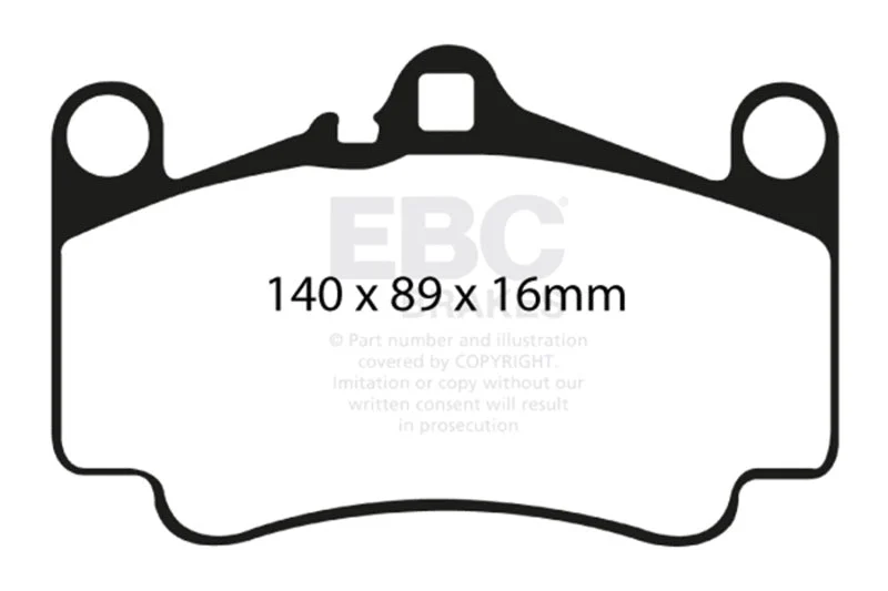 EBC - Front Redstuff Pad PN DP31515C