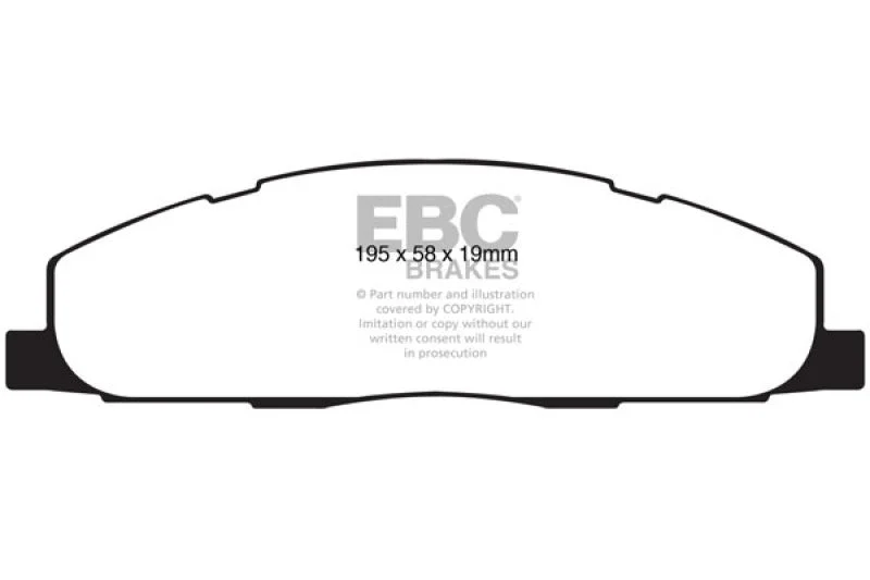 EBC Extra Duty - Rear Pad PN ED91848