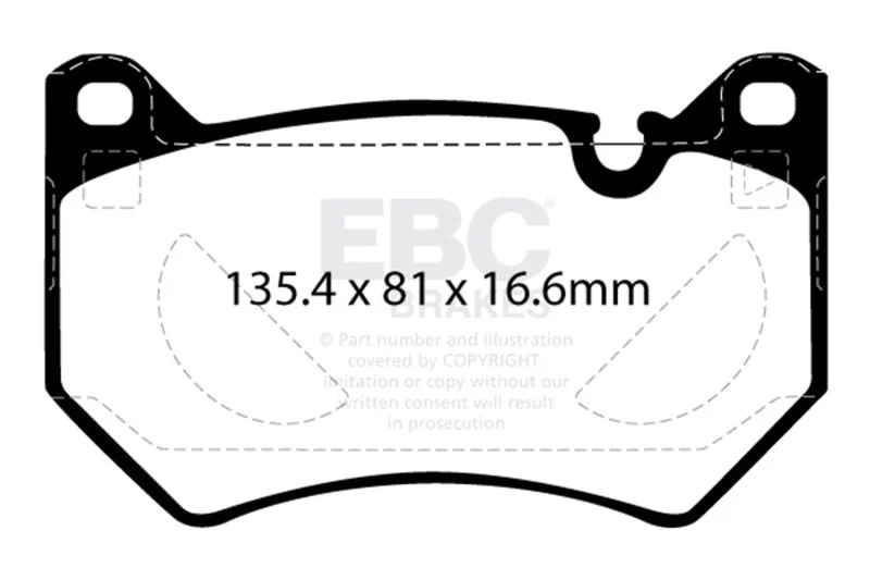 EBC - Front Yellowstuff Pad PN DP42436R