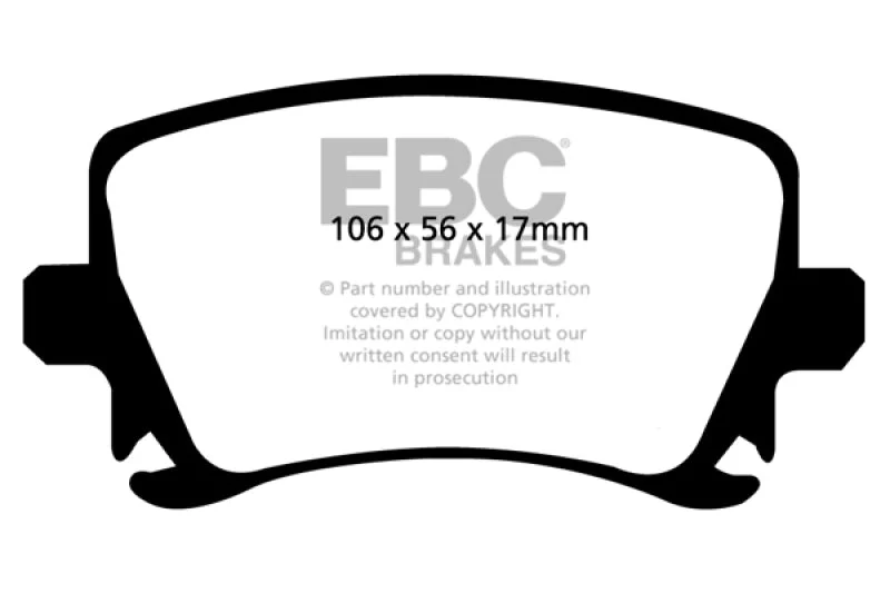 EBC - Rear Yellowstuff Pad PN DP41518R