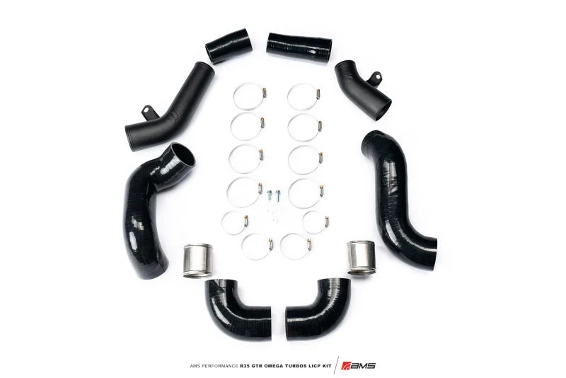 AMS Performance 2009+ Nissan GTR R35 OMEGA Turbo Kit 3in Lower Intercooler Pipes (OMEGA 11)