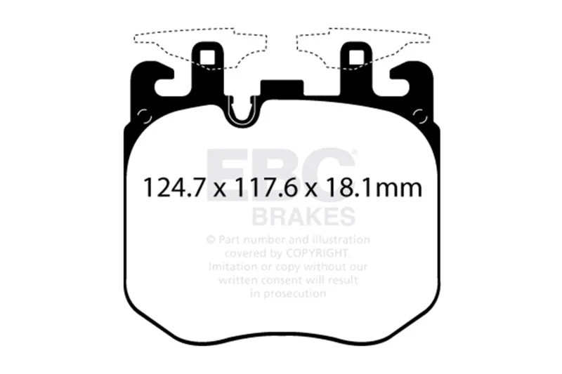 EBC - Front Bluestuff Pad PN DP52304NDX