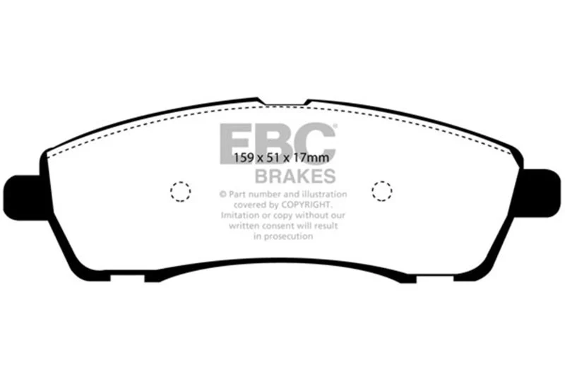 EBC - Rear Yellowstuff Pad PN DP41603R