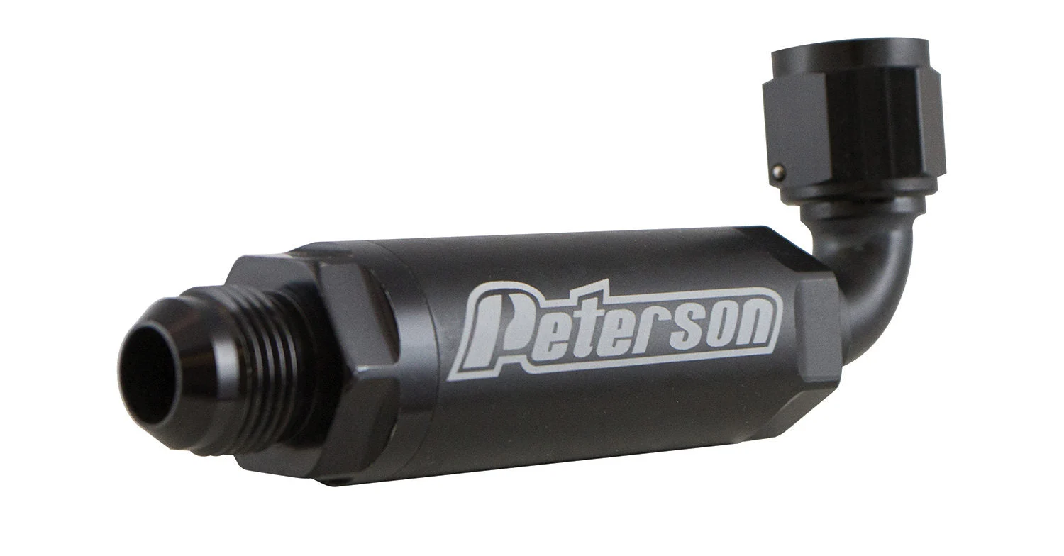 Peterson Fluid 09-0409 - Systems Scavenge Filter -16AN 90 Degree