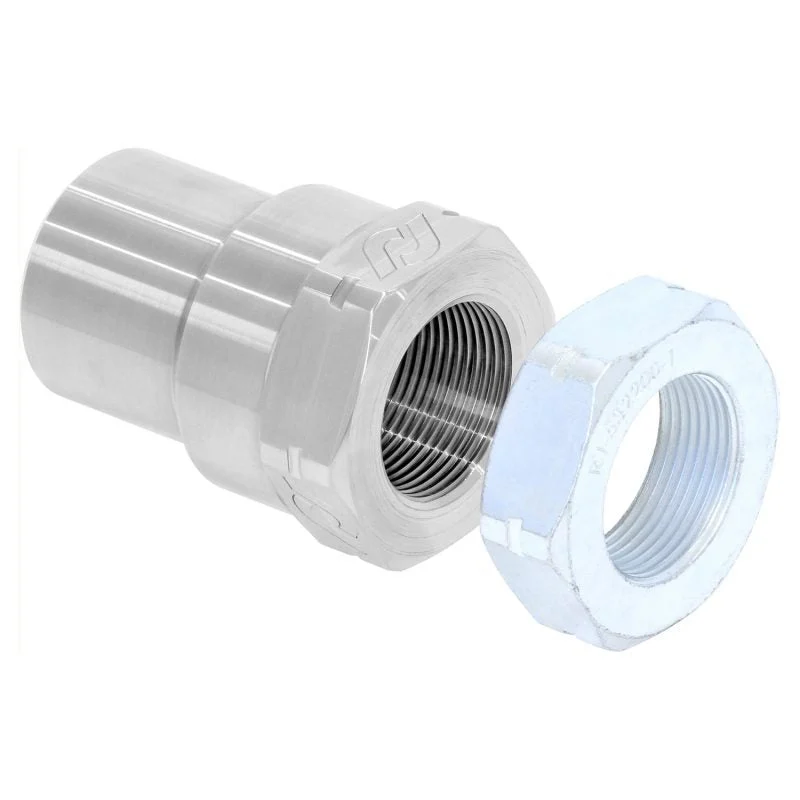 RockJock RJ-536202-101 - Threaded Bung With Jam Nut 1 1/2 Inch-12 LH Thread Set  4x4
