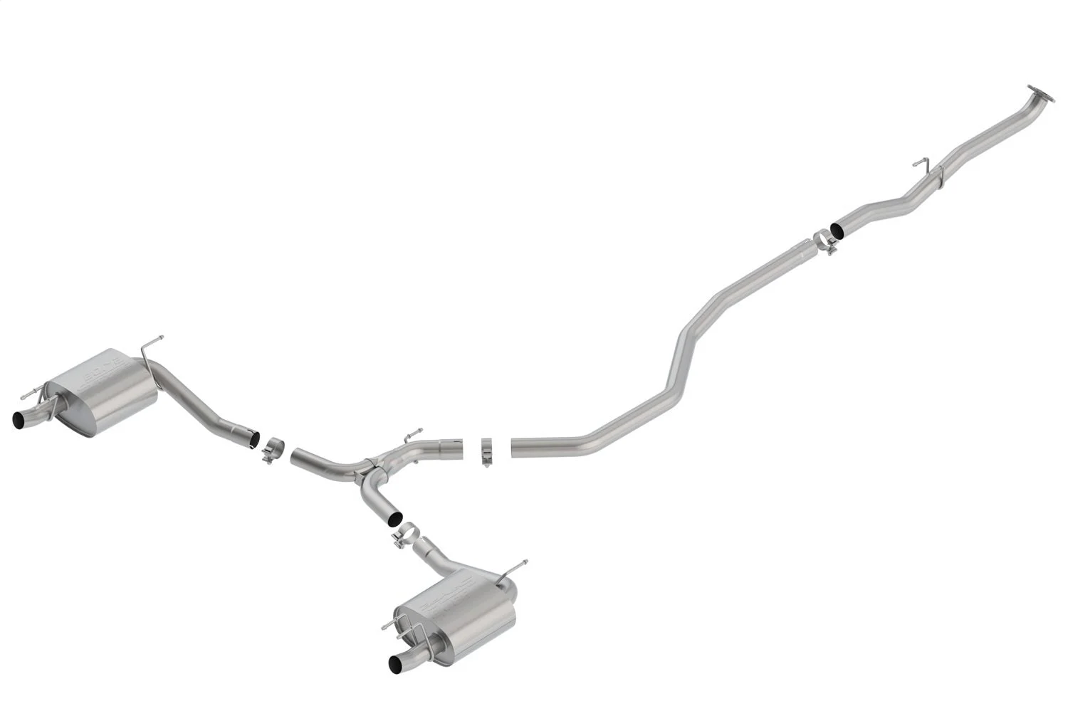 Borla 140786 - 18-19 Honda Accord Sport 2.0L Turbo FWD AT/MT 4DR 2.25in/2.75in S-Type Catback Exhaust