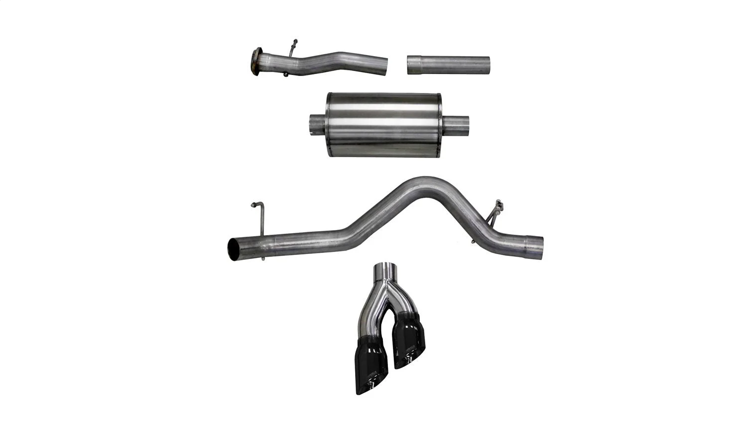 Corsa 14745BLK - 3.0 Inch Cat-Back Sport Single Side Exit Exhaust 4.0 Inch Black Tips 17-Present Colorado/Canyon 3.6L V6 128 Inch/140.5 Inch Wheelbase Stainless Steel  Performance