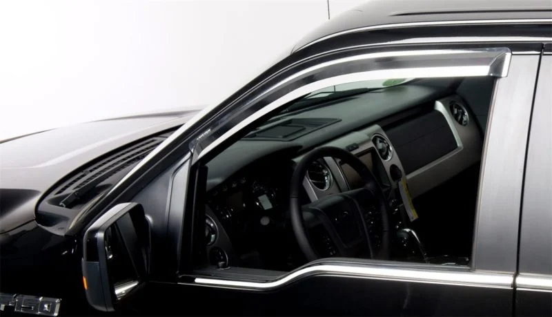 Putco 97565 - 17-20 Ford SuperDuty - Regular Cab w/ Towing Mirrors (ABS Window Trim) Window Trim Accents