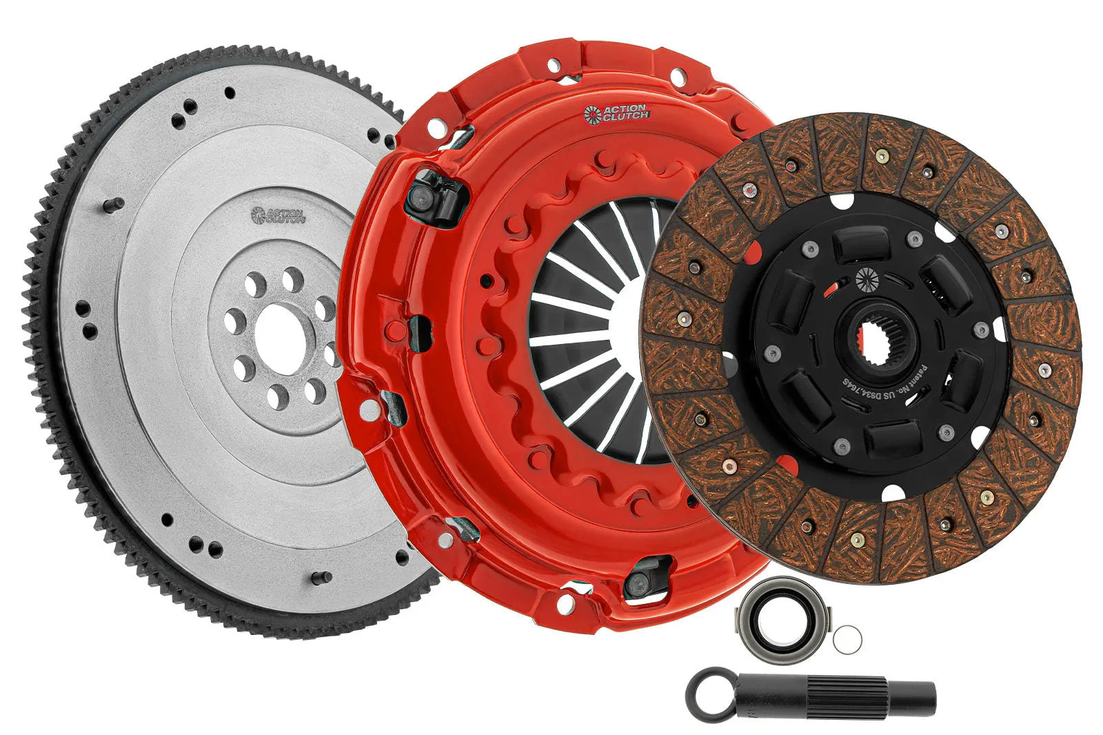 Action Clutch ACR-0666-OEHD - 12-15 Honda Civic Si 2.4L (K24Z7) Stage 2 Clutch Kit (1SC) w/OE-HD Flywheel