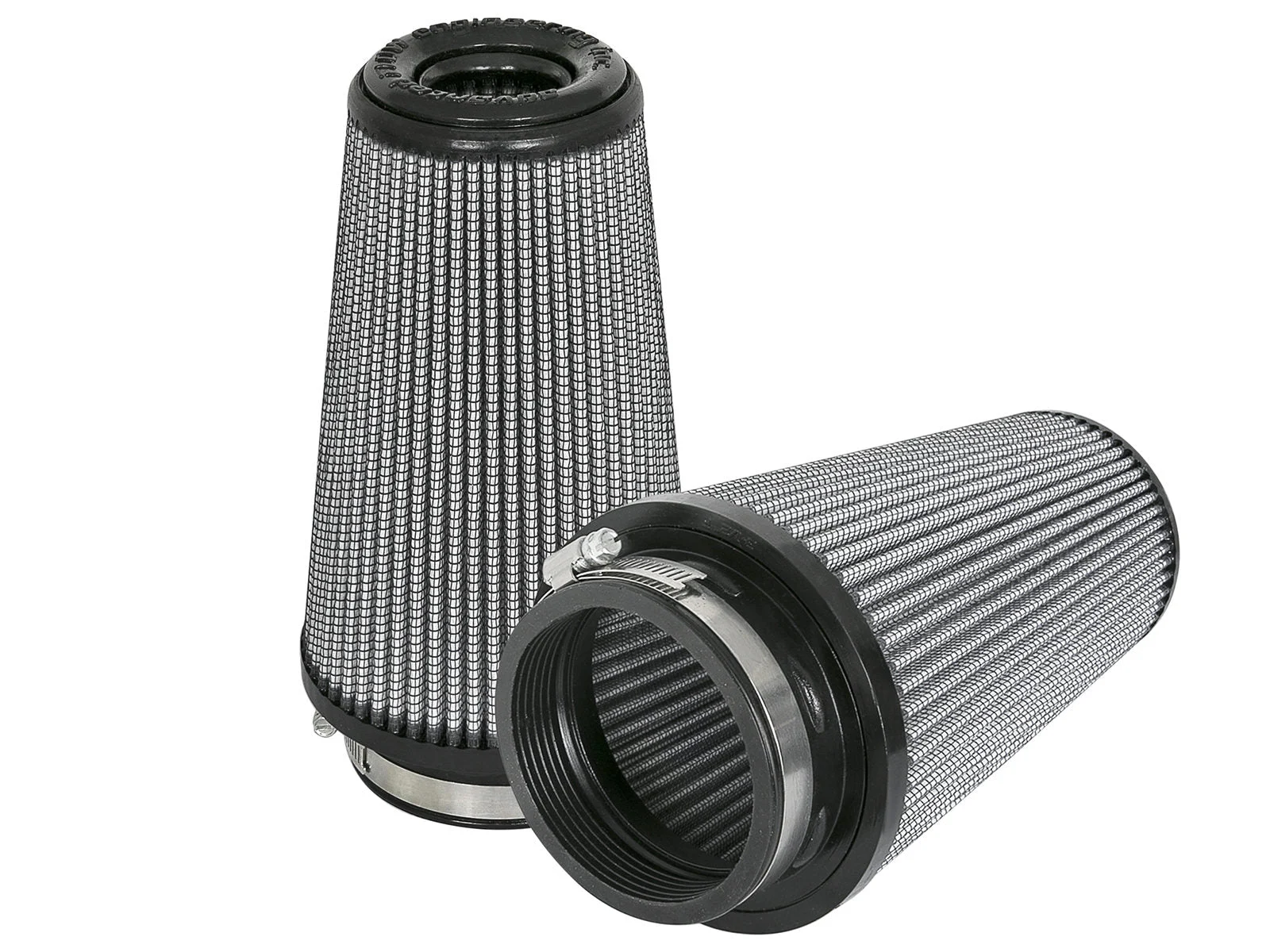 aFe Power 21-91117-MA - Magnum FLOW Pro DRY S Replacement Air Filter (Pair) F-3.5in. / B-5in. / T-3.5in. (Inv) / H-8in