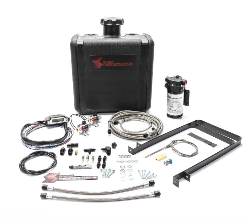 Snow Performance SNO-510-BRD - 07-17 Dodge 6.7L Stg 3 Boost Cooler Water Injection Kit (SS Braided Line & 4AN)