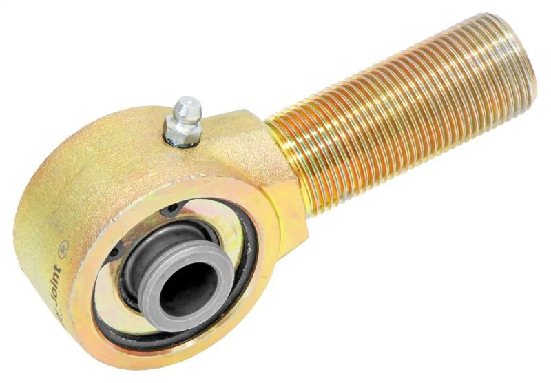 RockJock CE-9112NSP - Narrow Forged Johnny Joint 2 Inch 2 Inch X 0.4375 Inch Ball 1 Inch-14 Right Hand Threaded Shank Externally Greased Each  4x4
