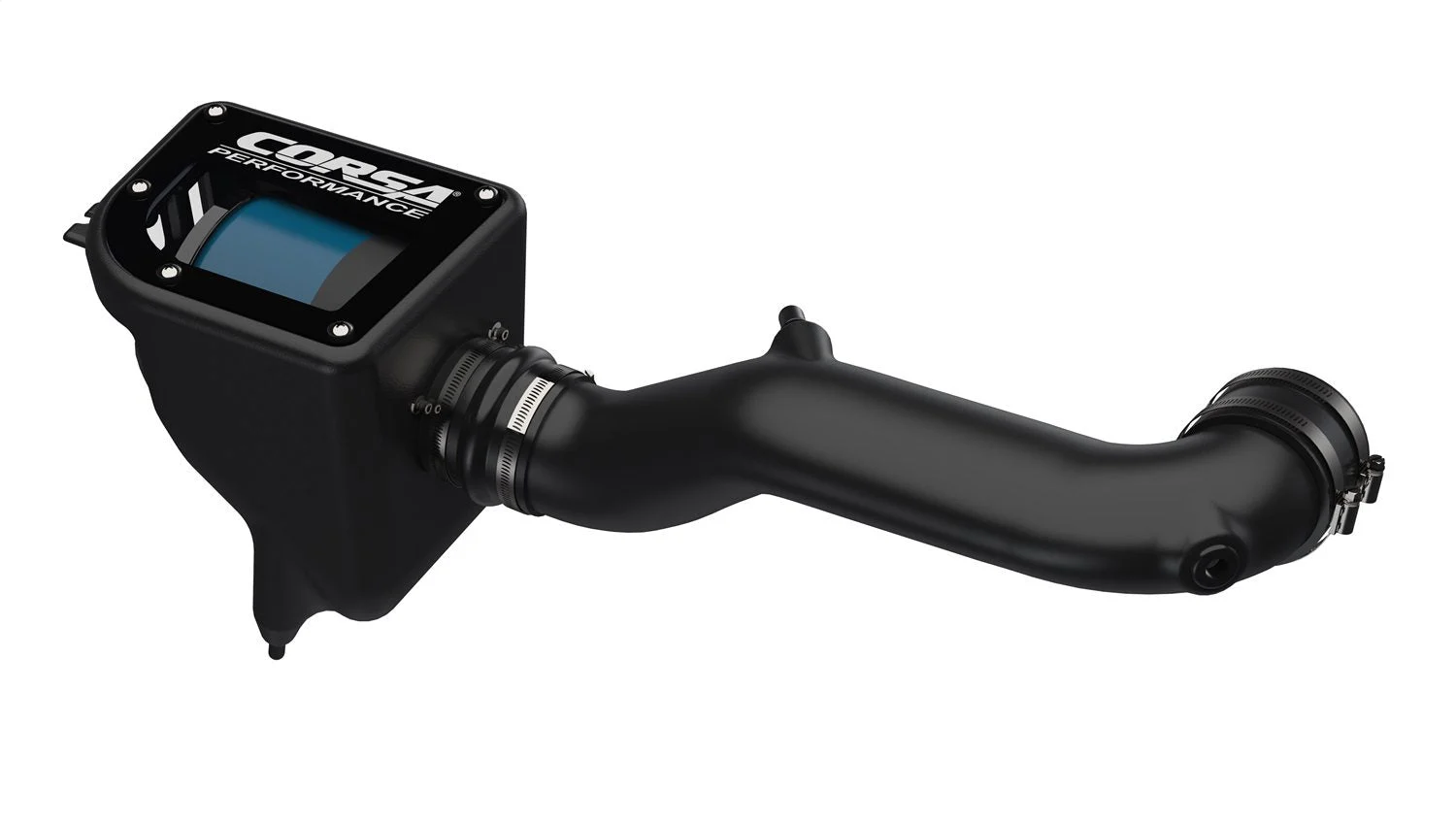 Corsa 477366 - Jeep Closed Box Air Intake With Donaldson Powercore Dry Filter For 18-21 Jeep Wrangler JL Gladiator JT