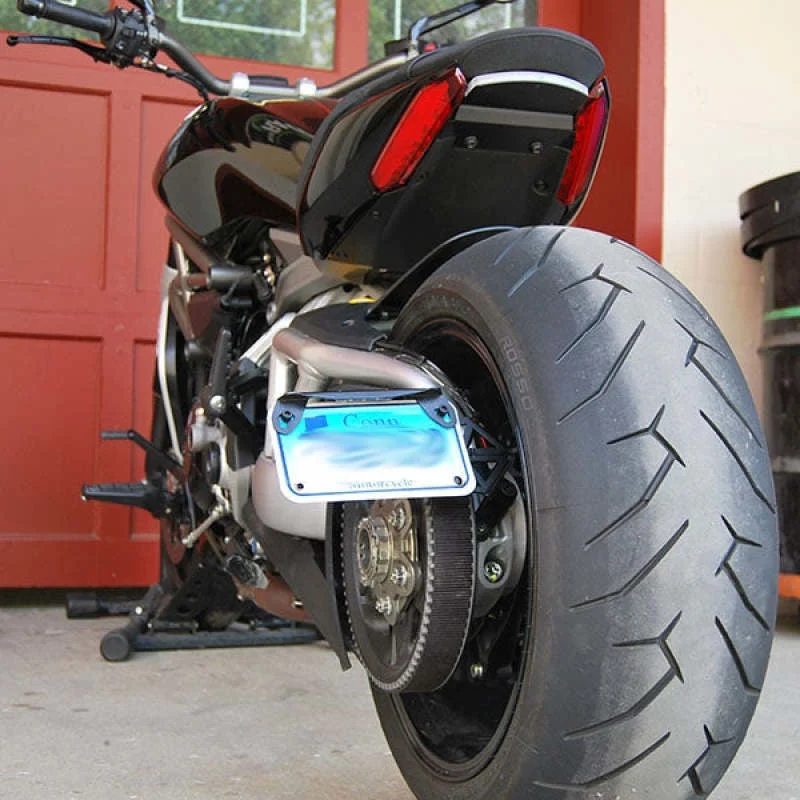 New Rage Cycles 1260-SIDE - 19+ Ducati Diavel 1260 Side Mount License Plate-2 Position
