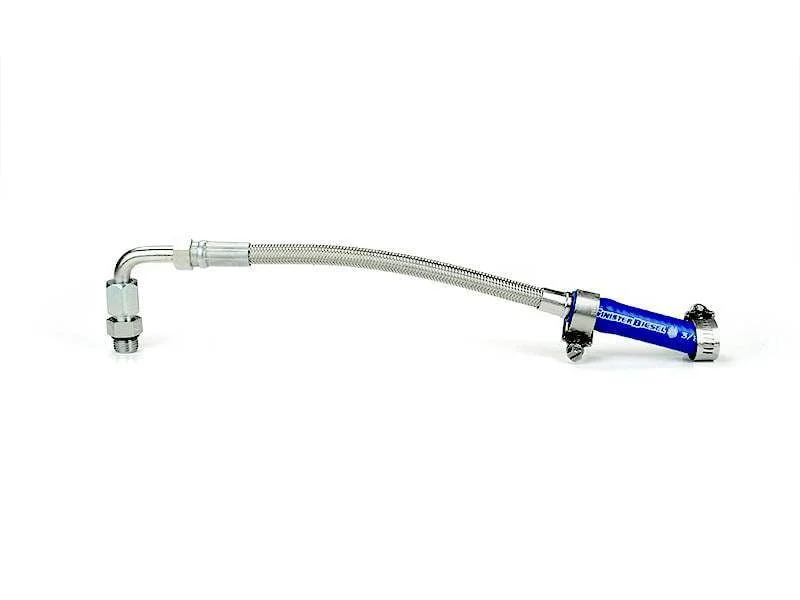 Sinister Diesel SD-TURB-COOL-6.7P - Turbo Coolant Feed Line for 2011-2016 Ford Powerstroke 6.7L
