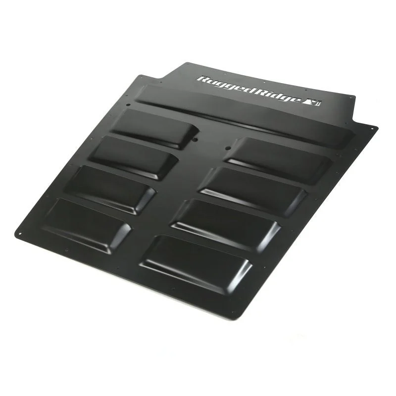 Rugged Ridge 17759.10 - Hood Vent insert Black 07-18 Jeep Wrangler JK