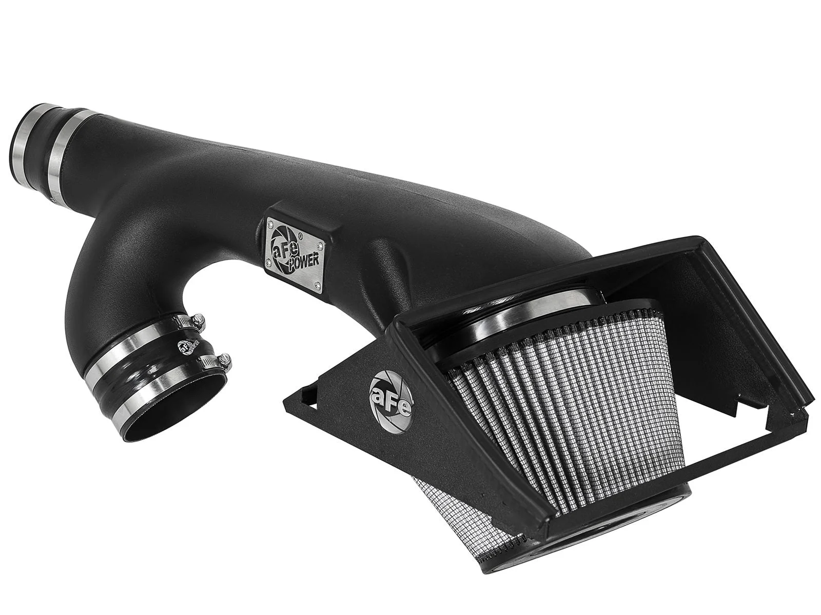 aFe Power 51-32972-B - MagnumFORCE Stage-2 Intake w/ Rotomolded Tube & Pro Dry S Filter 2017 Ford F-150 V6-3.5L (tt)