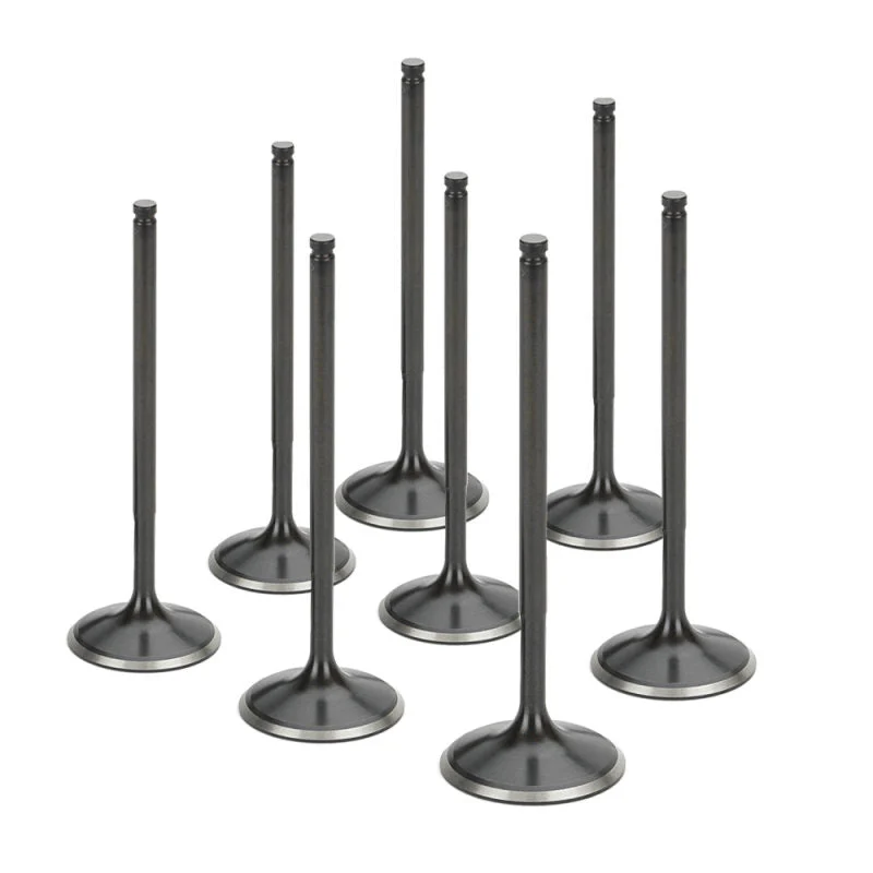 Supertech TIVN-1031F-8 - Toyota Celica 2ZZ 34x5.48x111.25mm Flat Black Nitride Intake Valve - Set of 8