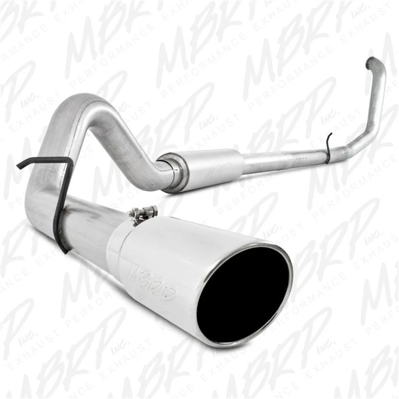 MBRP S6200AL - 4 Inch Turbo Back Single Side Exit Aluminized Steel For 99-03 Ford F-250/350 7.3L Powerstroke