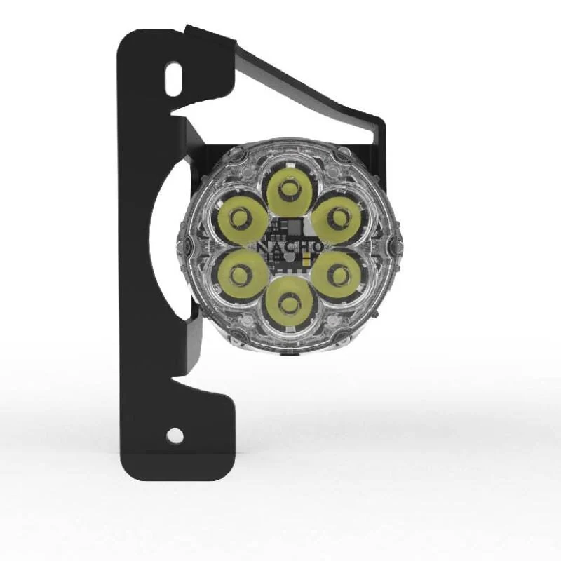 Nacho Offroad Technology V3JW2 - Nacho Lighting Jeep JL / JT 3 Piece Modular Bumper Quatro Fog Mount