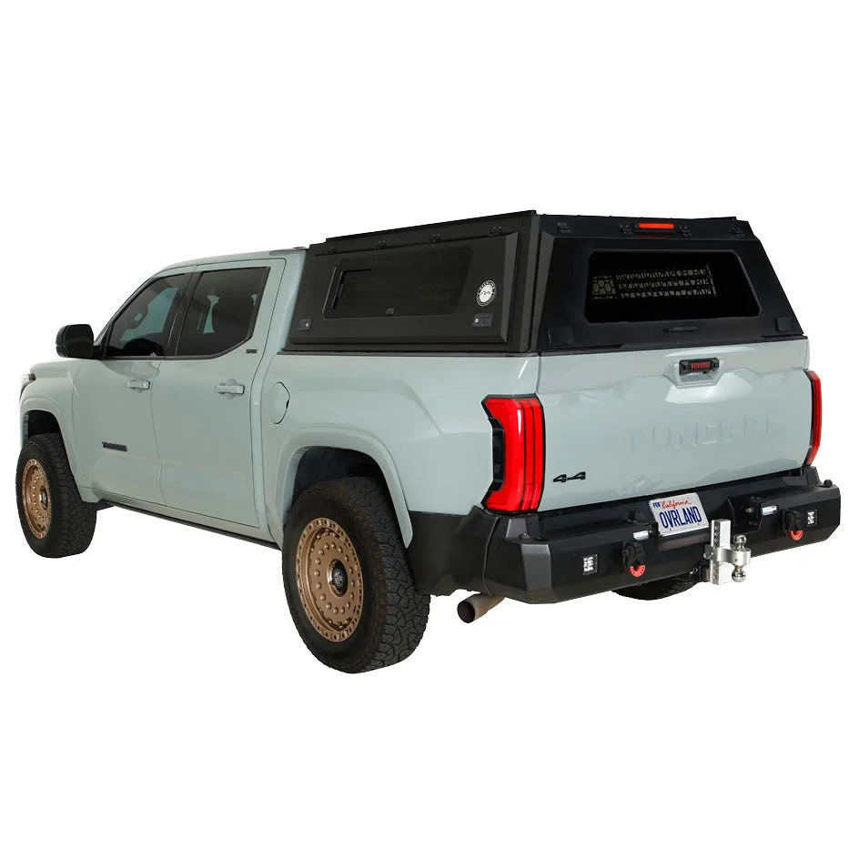 Overland Vehicle Systems 70200009 - Expedition Pro Plus Truck Cap W/Full Wing Window Doors, Front and Rear Windows and 3rd Brake Light 23-26 Ford F-250/F-350