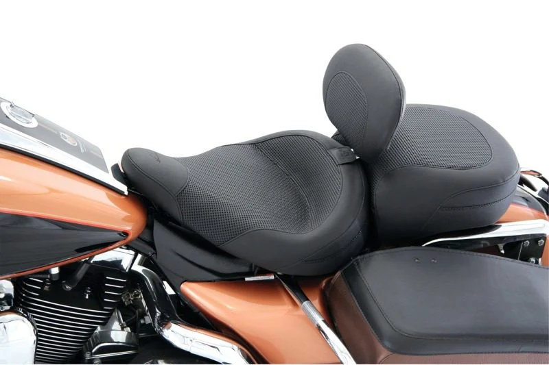 Mustang Motorcycle 79436 - Mustang 83-21 Harley Electra Glide,Rd King Police Standard Touring Passenger Seat Textured - Black