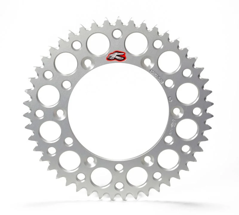 Renthal 189U-420-54GRSI - 96-02 Honda CR80RB Rear Grooved Sprocket - Silver 420-54P Teeth