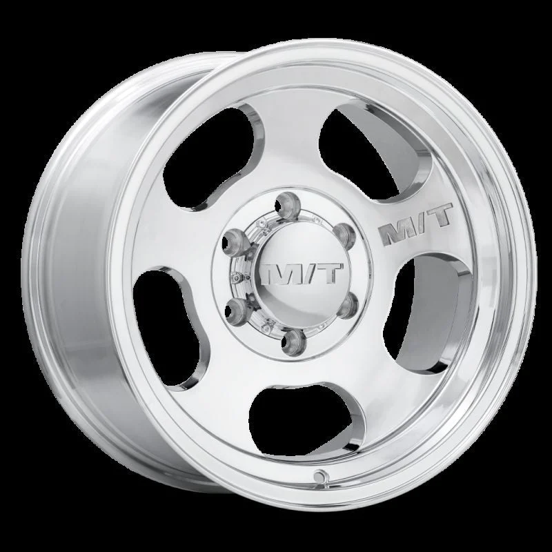 Mickey Thompson 274649 - Canyon Pro Polished Wheel - 17X9 8X6.5 BP 5in BS 0 Offset 125.2mm Bore