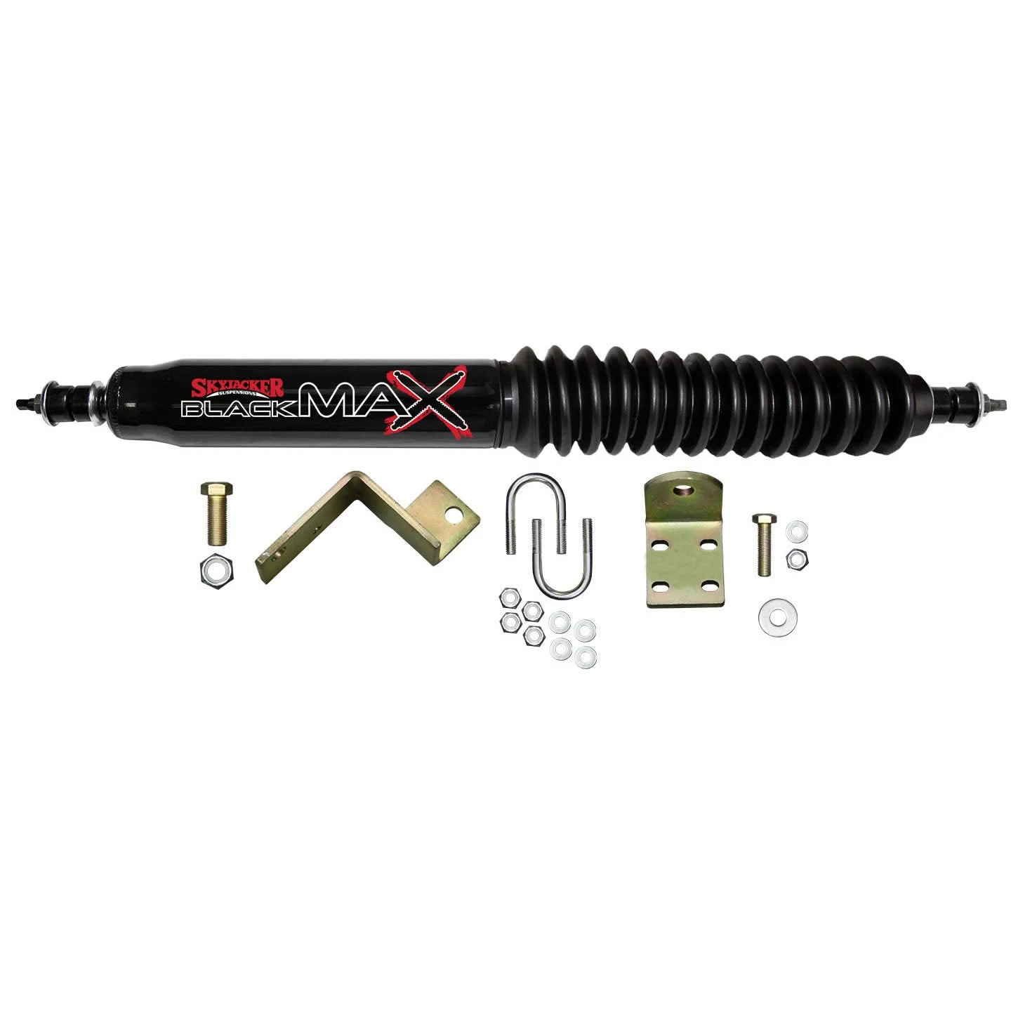 Skyjacker 8122 - Steering Stabilizer Single Kit Black  Single Kit For Use w/0-2.5 Inch Lift