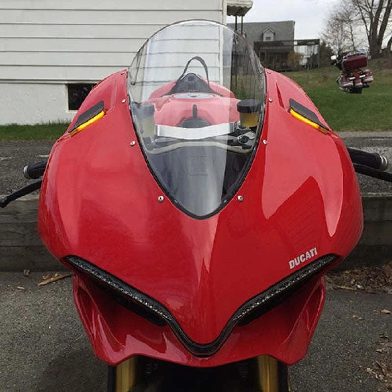 New Rage Cycles 959-MBO-B - 16-19 Ducati 959 Panigale Mirror Block Off Turn Signals