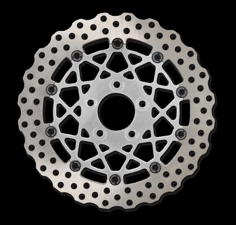 Performance Machine 0133-2608S-CH - Disc/Carr Speedstar 320Mm X .20 Ff No O/S Front Chrome