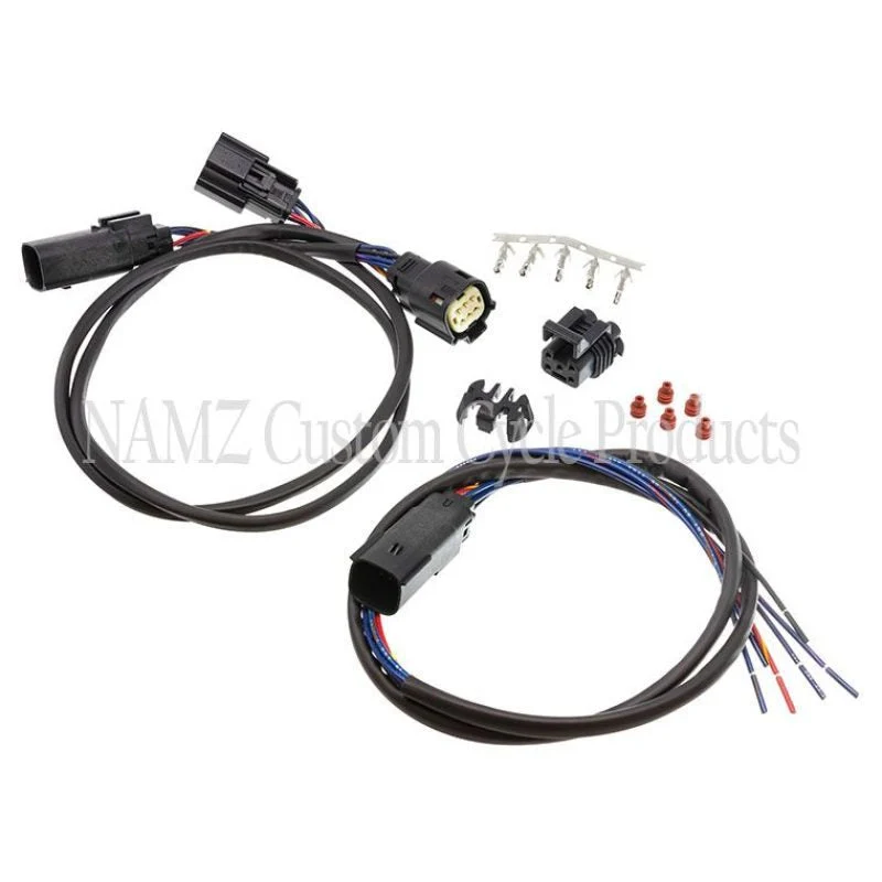NAMZ NCTP-WK14 - 14-23 Street/Road Glide Models Plug-N-Play Complete Tour Pack Wiring Installation Kit