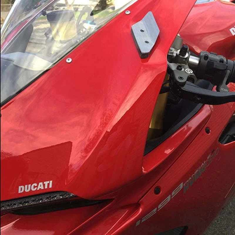 New Rage Cycles 959-MBO-A - 16-19 Ducati 959 Panigale Mirror Block Off Turn Signals