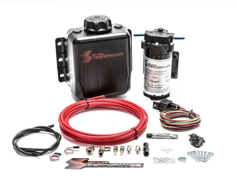 Snow Performance SNO-301 - Stg 1 Boost Cooler TD Water Injection Kit (Incl. Red Hi-Temp Tubing/Quick Fittings)