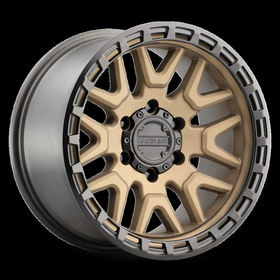 Raceline 953BZ-78551-00 - Aluminum Wheels 17x8.5 Krank 953BZ Satin Bronze 0 Offset 5 on 150 Bolt Pattern 110.3 Bore