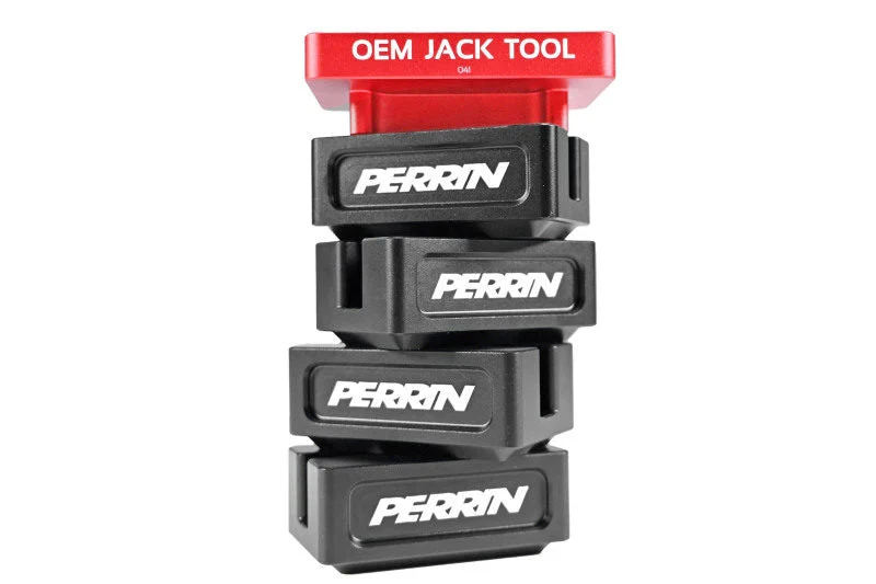 Perrin PSP-BDY-040BK - 93-26 Subaru WRX/STI/Impreza/OBXT/LGT & 13-26 BRZ/GR86/Crosstrek Jack Pad Set (5pc) - Black