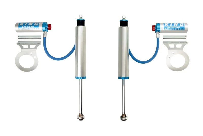 King Shocks 25001-327A - 2014+ Ram 2500 4WD Front 2.5 Dia Piggy Hose Shock w/Adjuster (Pair)