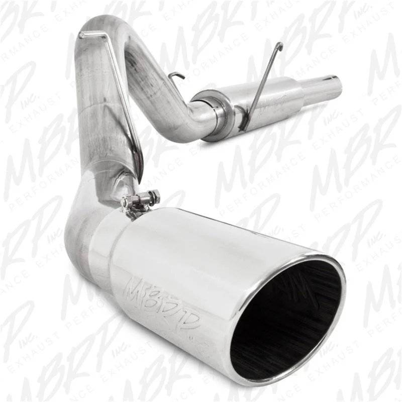 MBRP S6108409 - 4 Inch Cat Back Exhaust System Single Side Exit T409 Stainless Steel For 04-07 Dodge Ram 2500/3500 Cummins