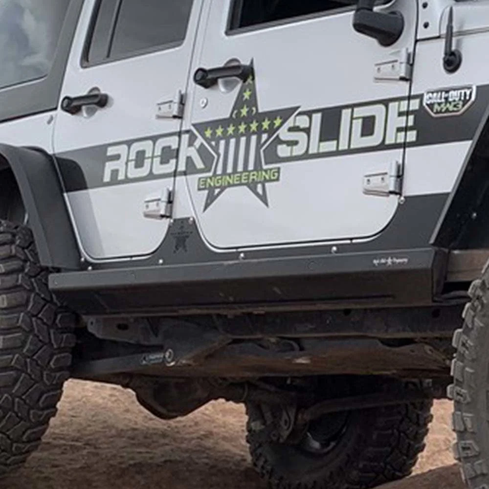 Rock Slide Engineering AX-SS-RG-JK4 - JK 4 Door Step Slider Rocker Guards