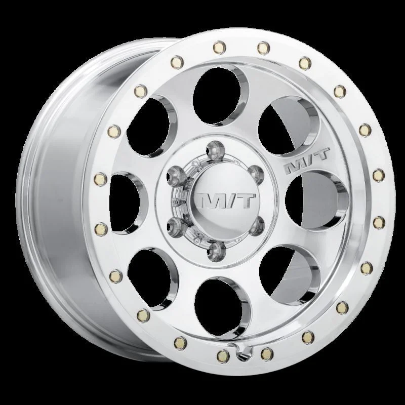 Mickey Thompson 274556 - Classic Pro Polished Wheel - 17X9 8X6.5 BP 5in BS 0 Offset 125.2mm Bore