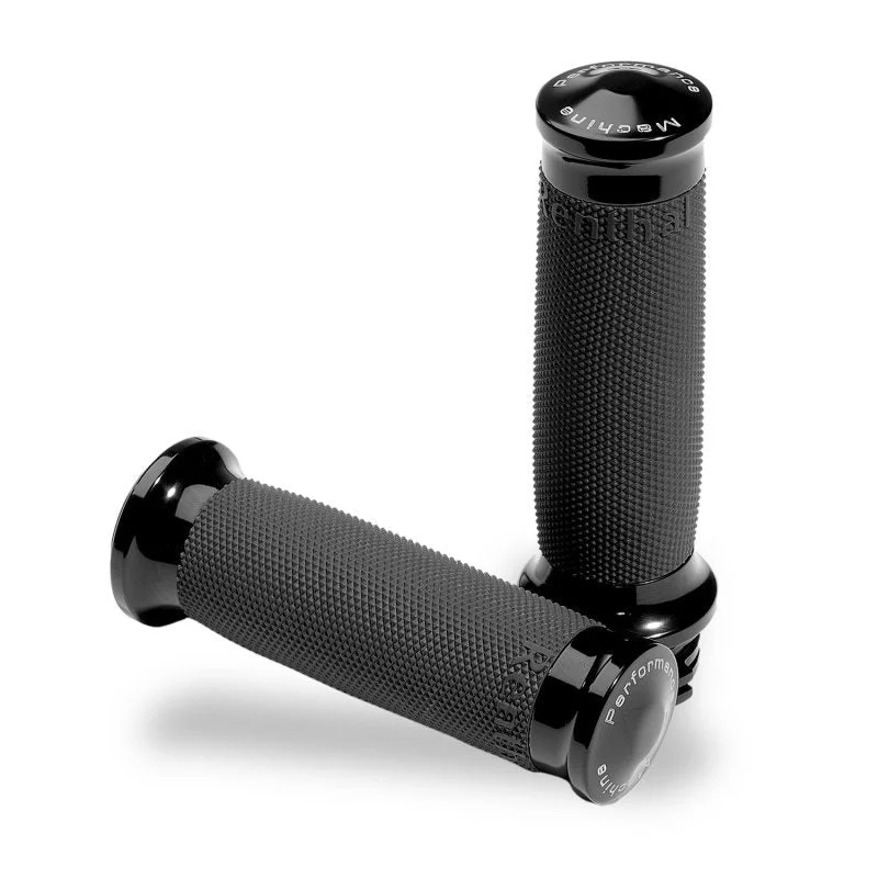 Performance Machine 0063-2020-B - Contour Renthal Wrapped Grips - Black