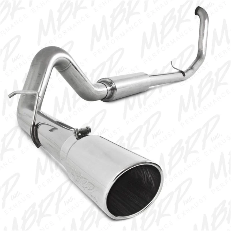 MBRP S6200409 - 4 Inch Turbo Back Single Side Exit T409 Stainless Steel For 99-03 Ford F-250/350 7.3L Powerstroke