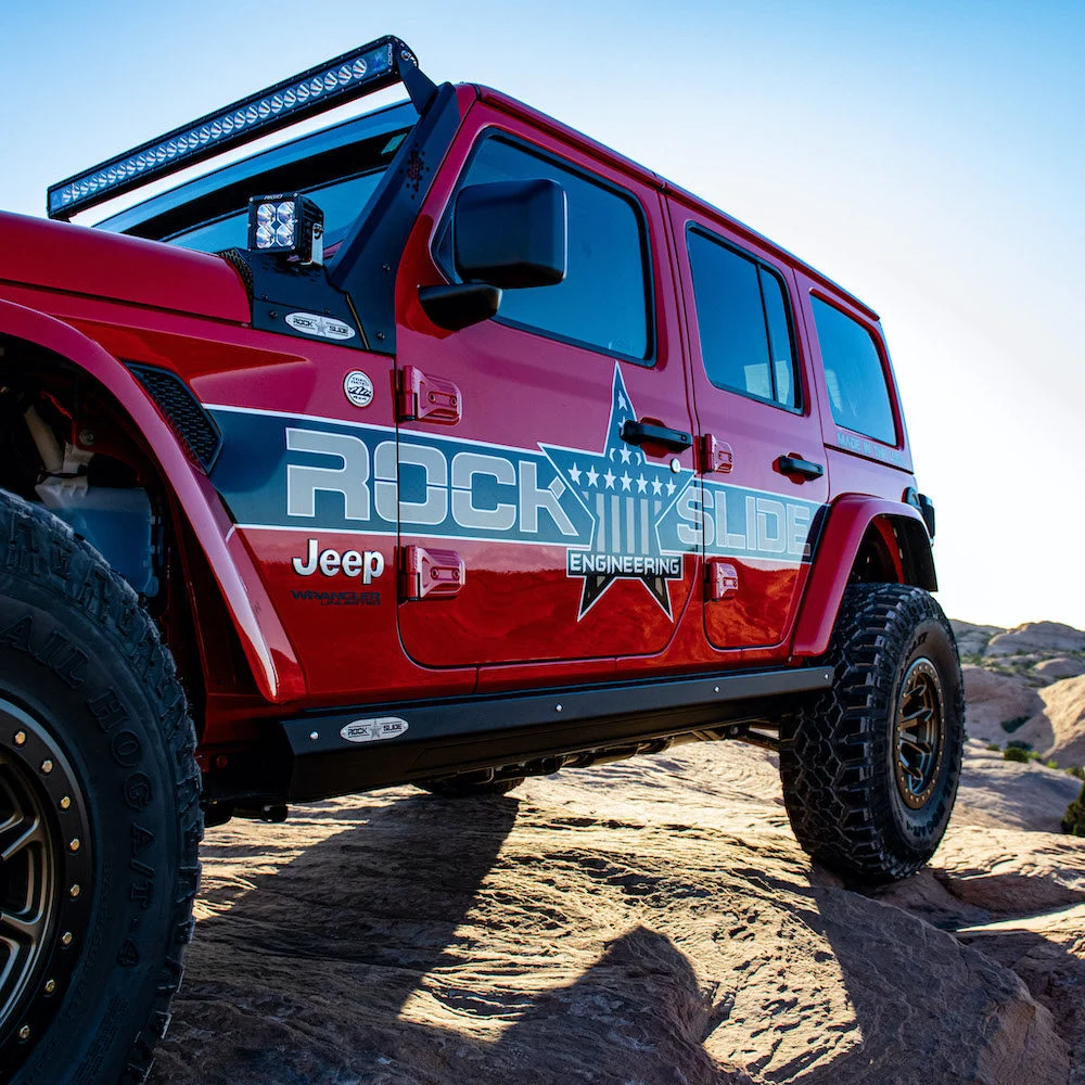 Rock Slide Engineering BD-SS-300-JL4D - Jeep JL Side Step Sliders For 18-23 Wrangler JL 4 Door Models Drivers Side Sub Part
