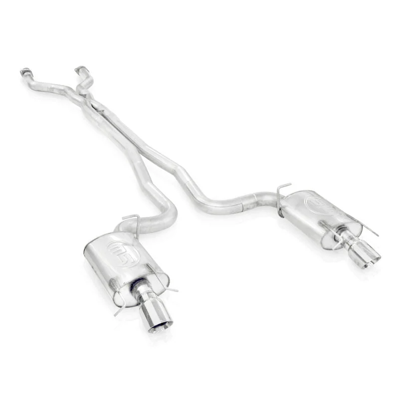 Stainless Works CTSV9CB - 2009-15 Cadillac CTS-V Sedan 3in Catback System X-Pipe S-Tube Mufflers 4in Tips