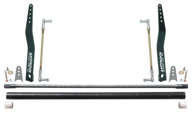 RockJock CE-9903-20B - Antirock Sway Bar Kit Universal 32 Inch Bar 20 Inch Bent Steel Arms  4x4