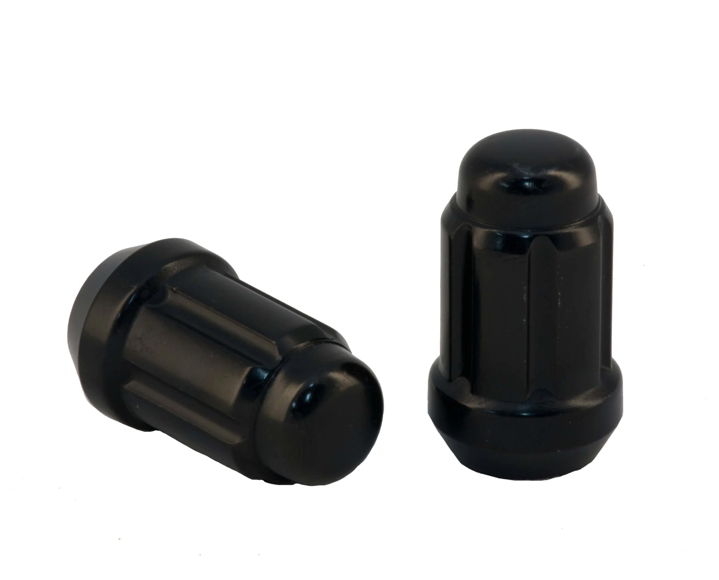 Rocket Racing Wheels C7004B - 1/2 Black 6-Spline Drive Lug Nut, Single Piece