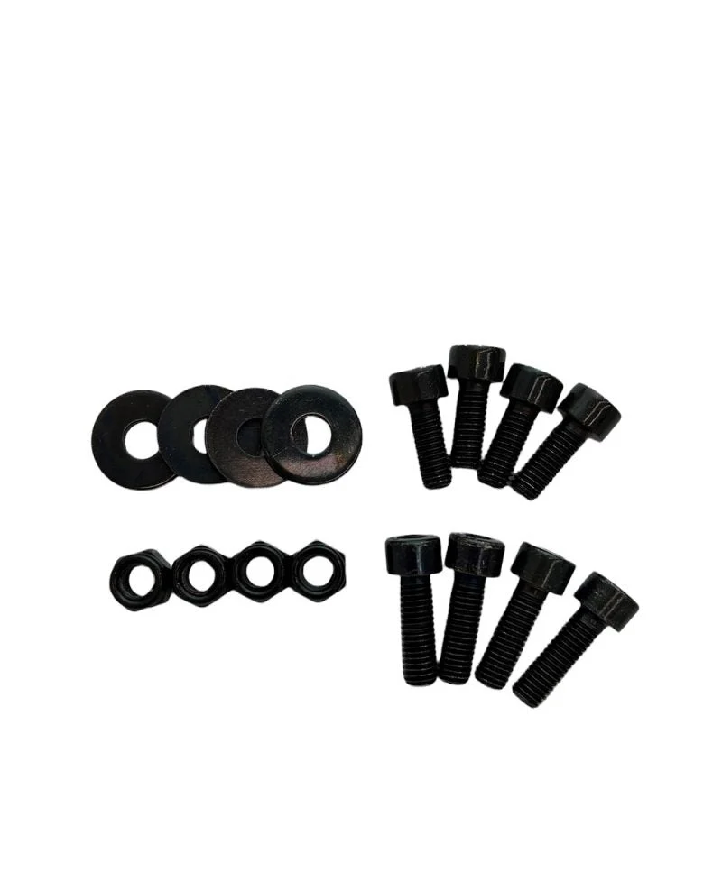 Sparco 50001ZN - Seat Hardware Spacer Kit Bottom Mount - Black Zinc