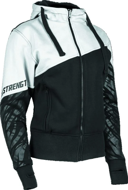 Speed and Strength 884458 - Cat Outa Hell Hoody White/Black Womens - Medium